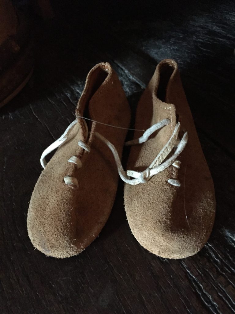 Shoes that baby Shakespeare would have worn.