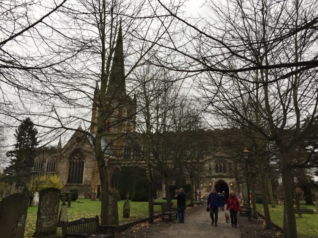 The Shakespeare church - the final resting place for William and his family in Stratford Upon Avon