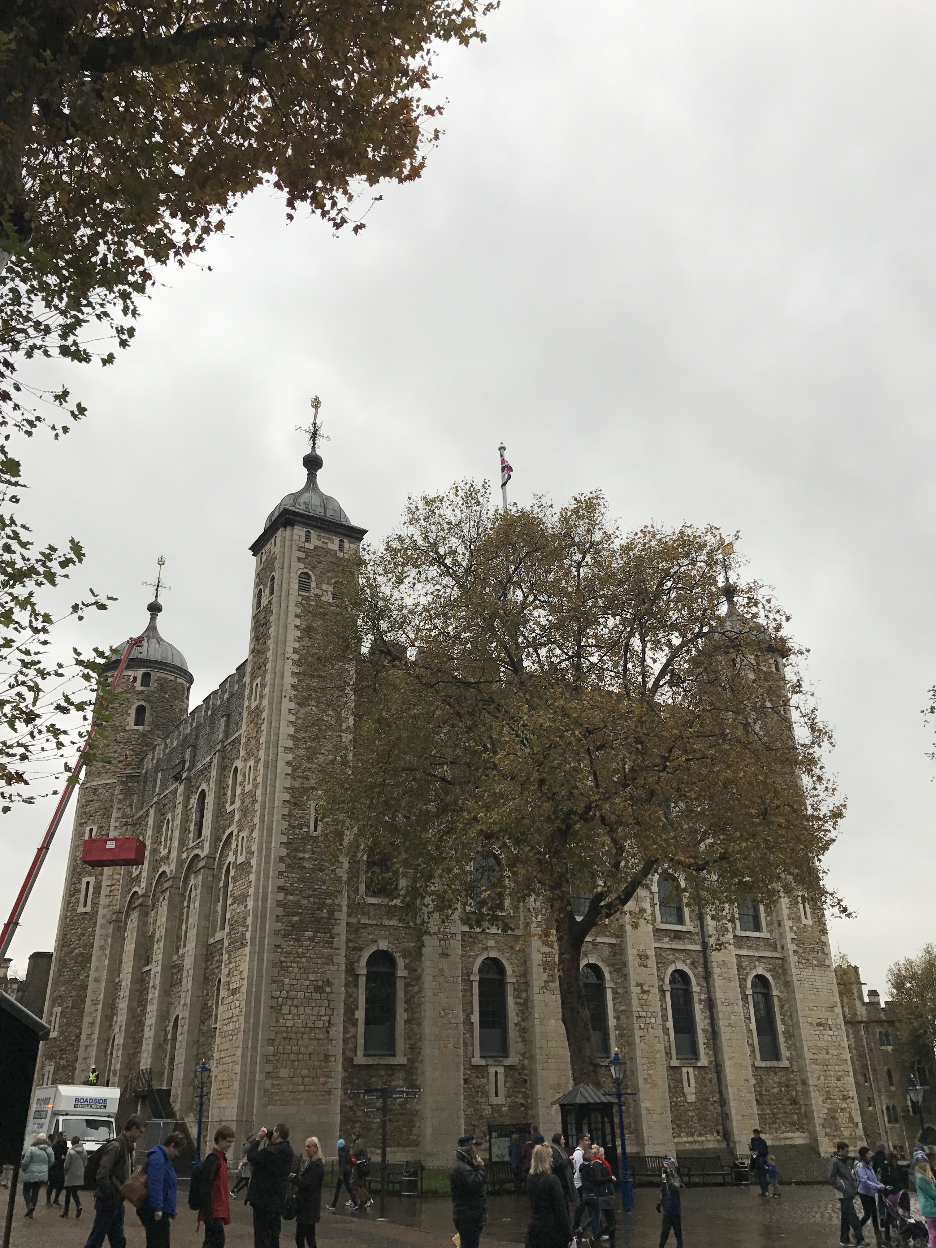 A museum at the Tower of London housing weaponry and armors for from many centuries.