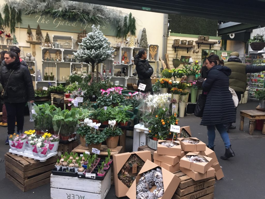 A fruit stall at the Borough market of London