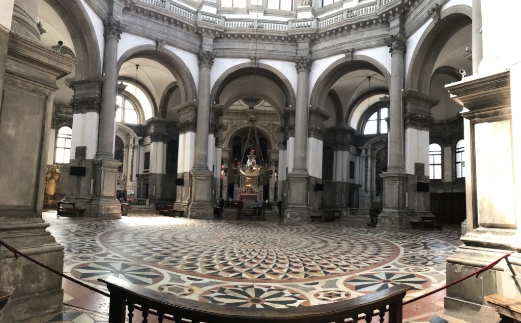 Entering Santa Maria della Salute