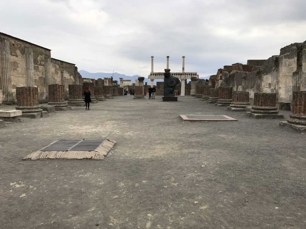 A temple in Pompeii