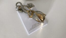 Positano Villa Rosa's old style key.