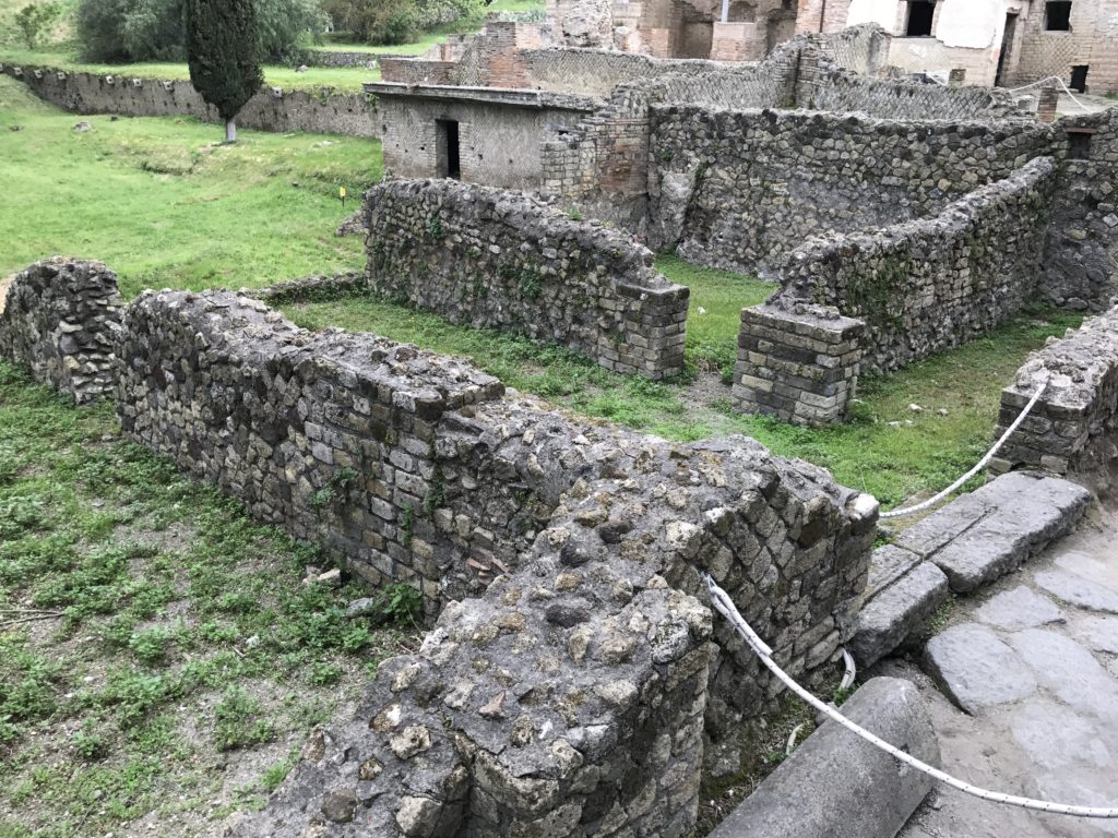 Stores at the Pompeii port must have once entertained many traders and visitors.