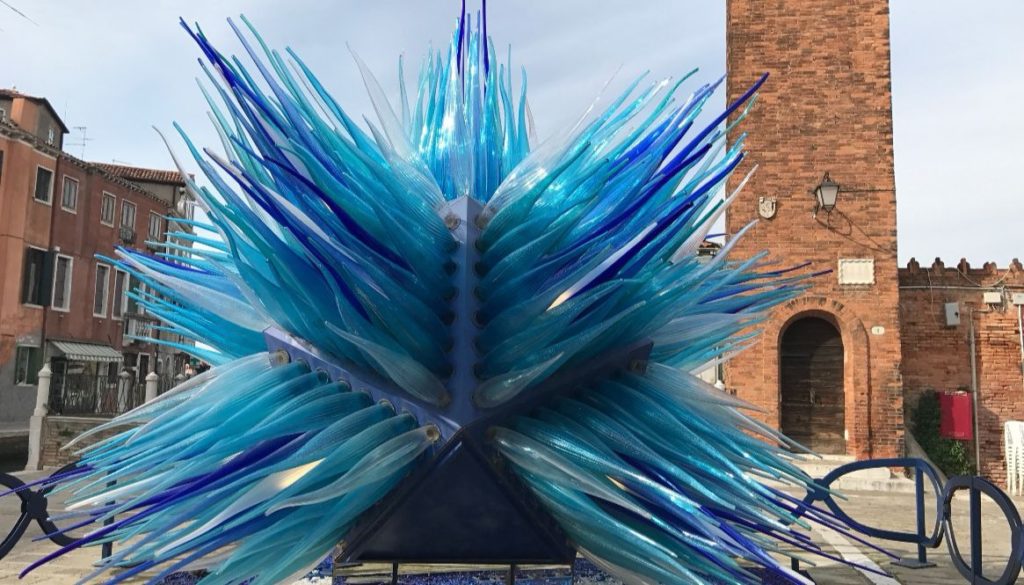 Glass sculpture in Murano