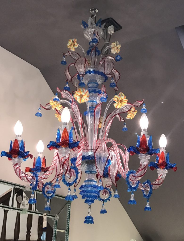 Beautiful works of glass art in Murano's stores as well as small pieces. 