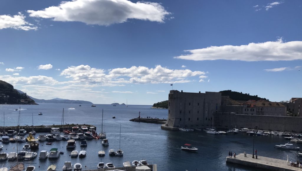 Back in the days when countries (like Venice) were being destroyed by plagues, Dubrovnik never had a plague largely because of their travel policy. Any newcomer to the port had to stay in the quarantine building for 40 days before entering the city, if they didn't show signs of sickness!