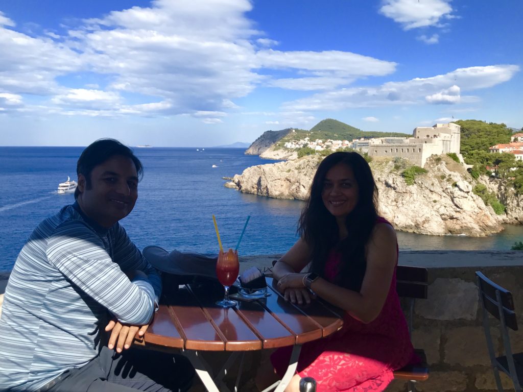 There are a few beautiful cafes on the Dubrovnik wall with great food and views. 