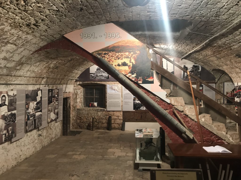 Napoleon's fortress is converted into a museum to honor the people that saved the city in the 1991-92 siege from Serbia. 