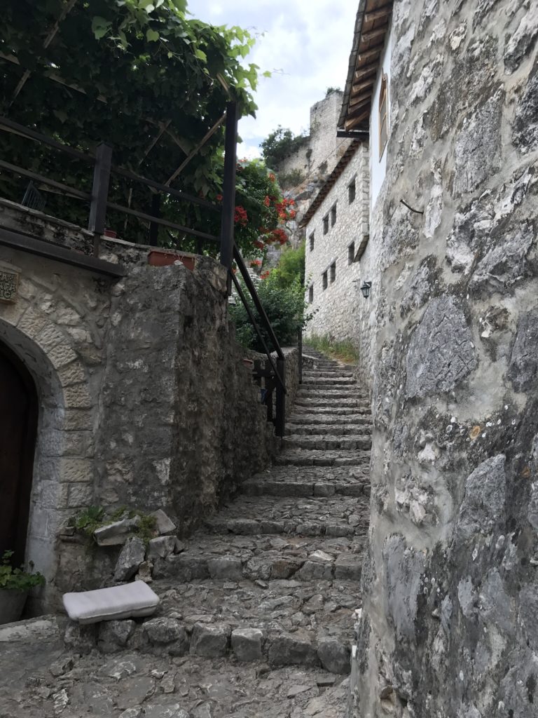 An ally in the old medieval Stone town of Pocitelj