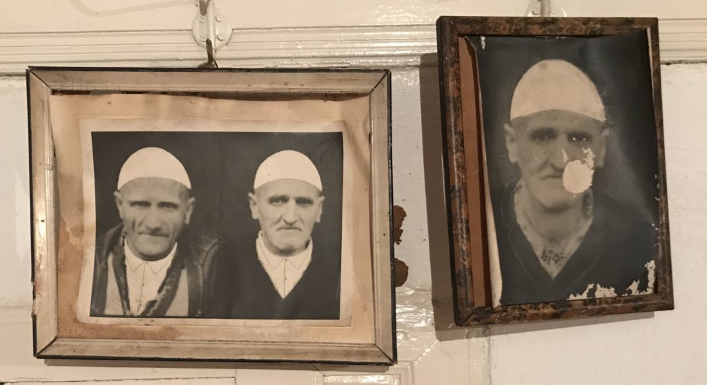 Pictures of our hosts' ancestors, displayed on the third floor. 