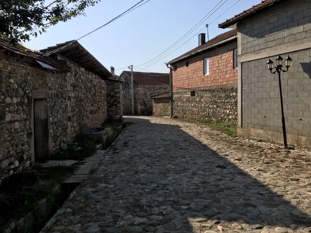 A short walk through the village and we reach the pastures of clovers and grass that are wonderful for the cows.