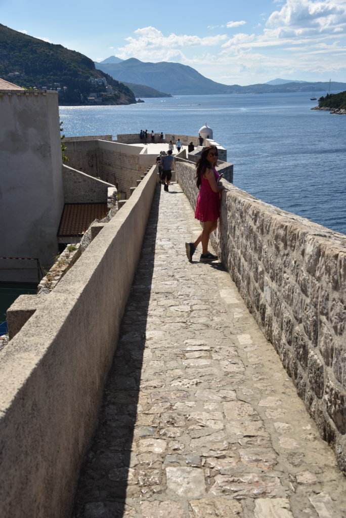 Gorgeous views surround the Dubrovnik wall