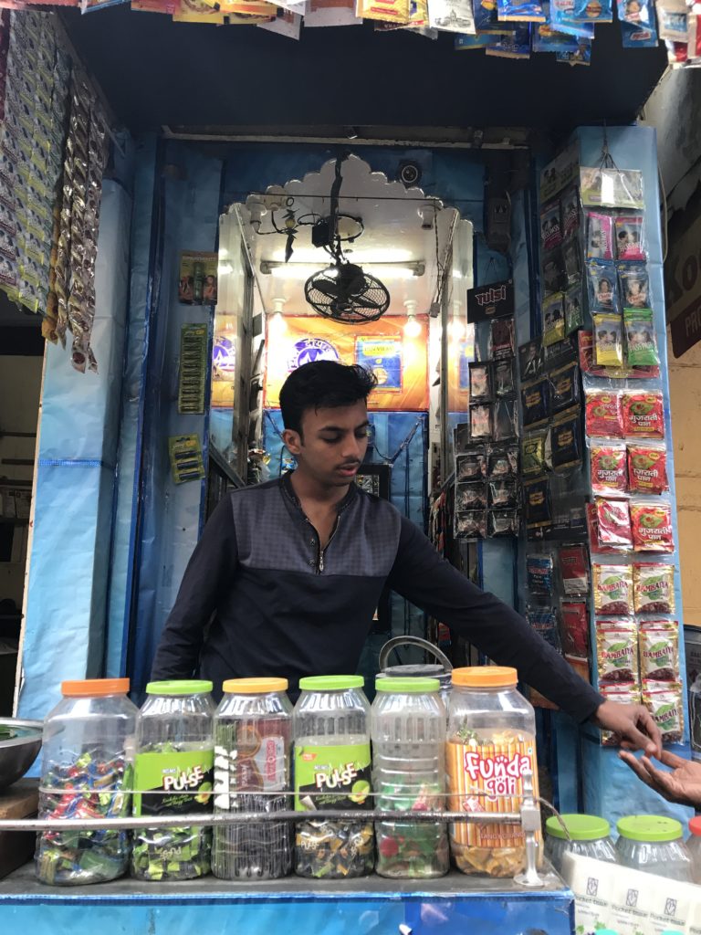 One of the many pan shops in Jaisalmer.