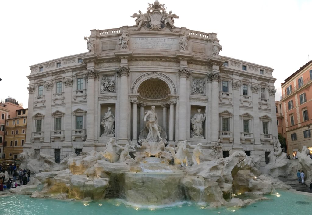 Trevi fountain in Rome