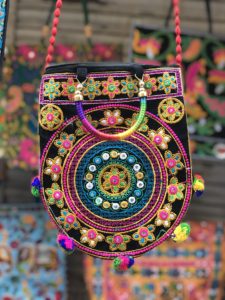 Purses and hand made many souvenirs in the hundreds of stall all over Jaisalmer town and fort.