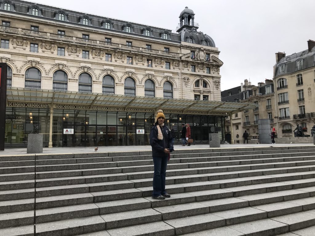 The beautiful Musee d’Orsay on the outside. 