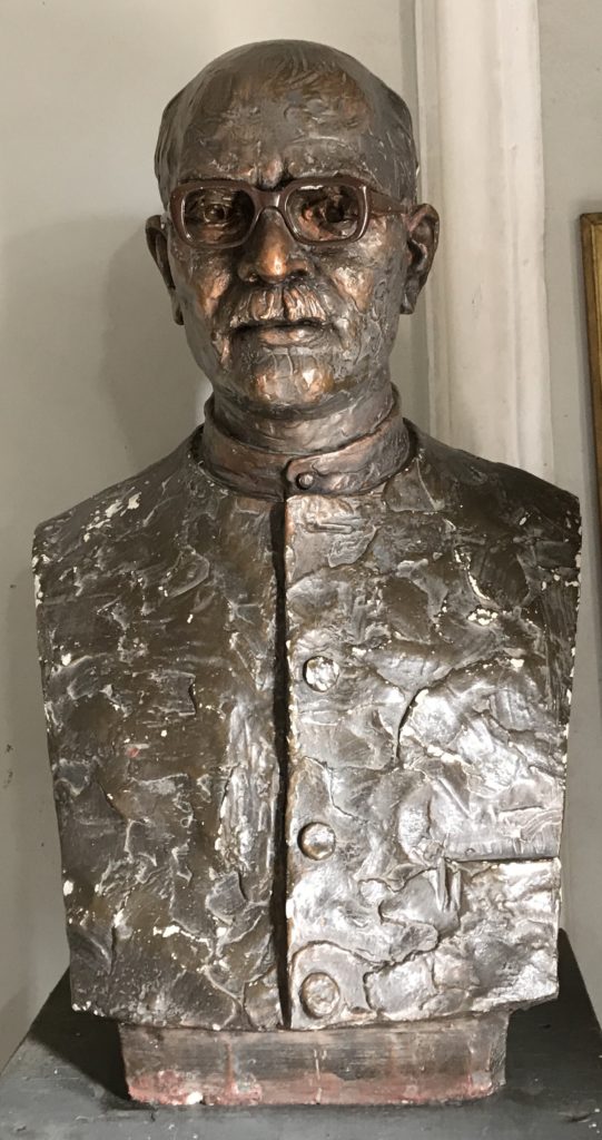 Mahadev Desai's bust statue in Agakhan Palace Foundation