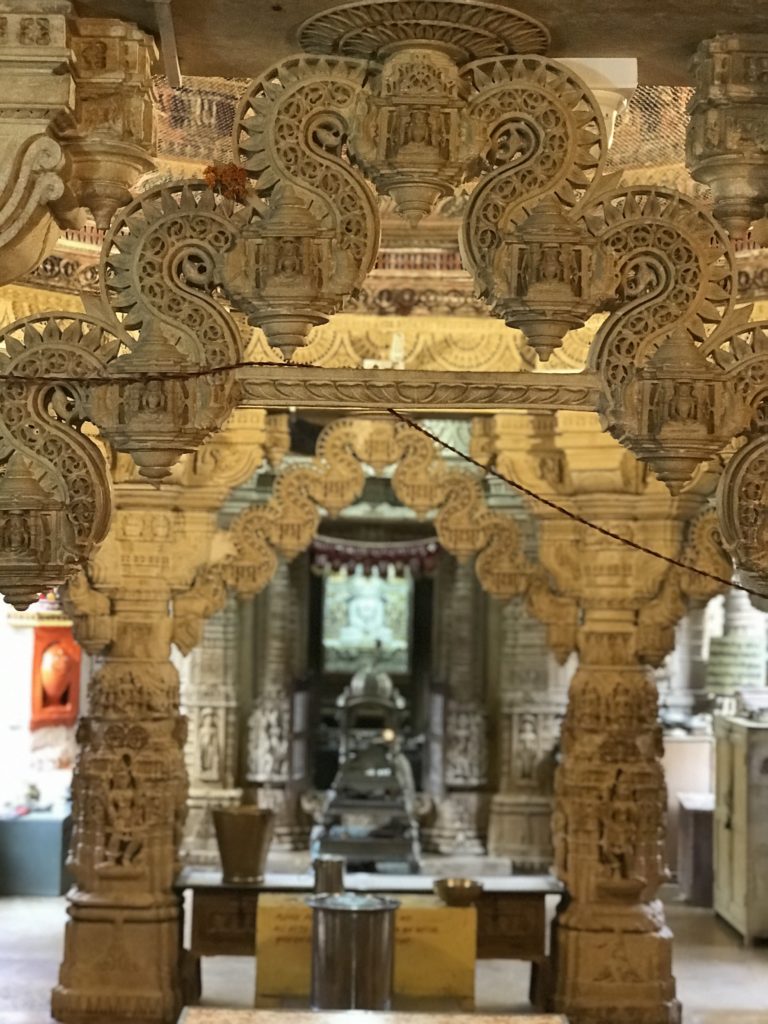 Its unreal how intricate the carvings are in all the Jain temples of Jaisalmer. They are still intact and resemble the carvings in the Jain homes.