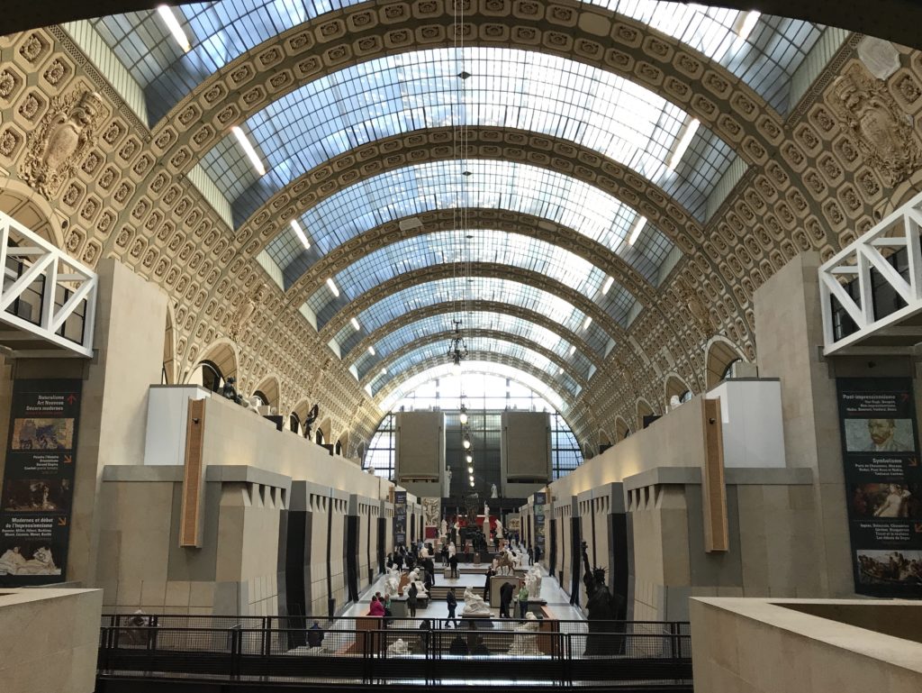 What used to be the train tracks and platforms is now d’Orsay’s Main hall. 