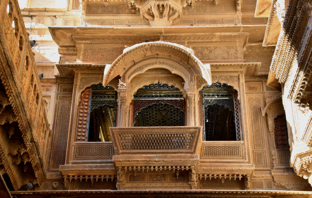 Family members could see the streets from the many jhrokhas, each made like outstanding jewelry carved out of stone. Particularly women could watch all events without being seen.