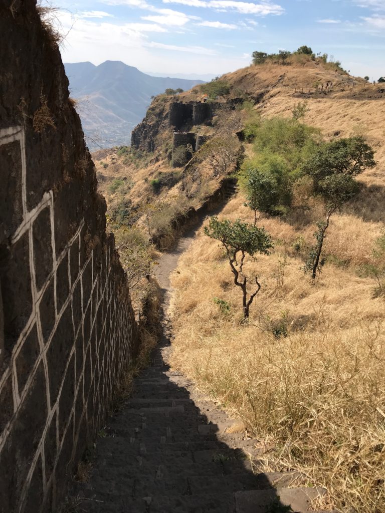 Also there are some paths with steep steps along the fort walls.