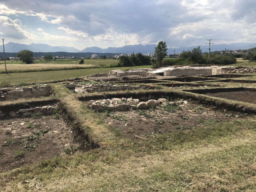 Active excavations continue at this site. 