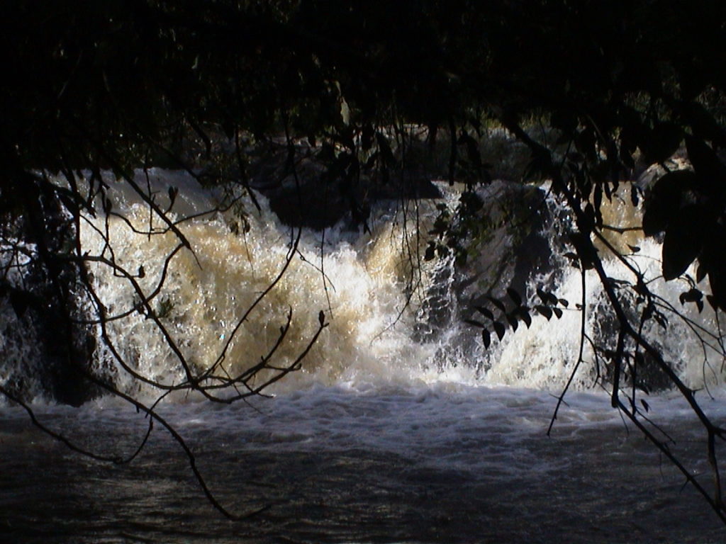 Kakamega falls in Kenya. 