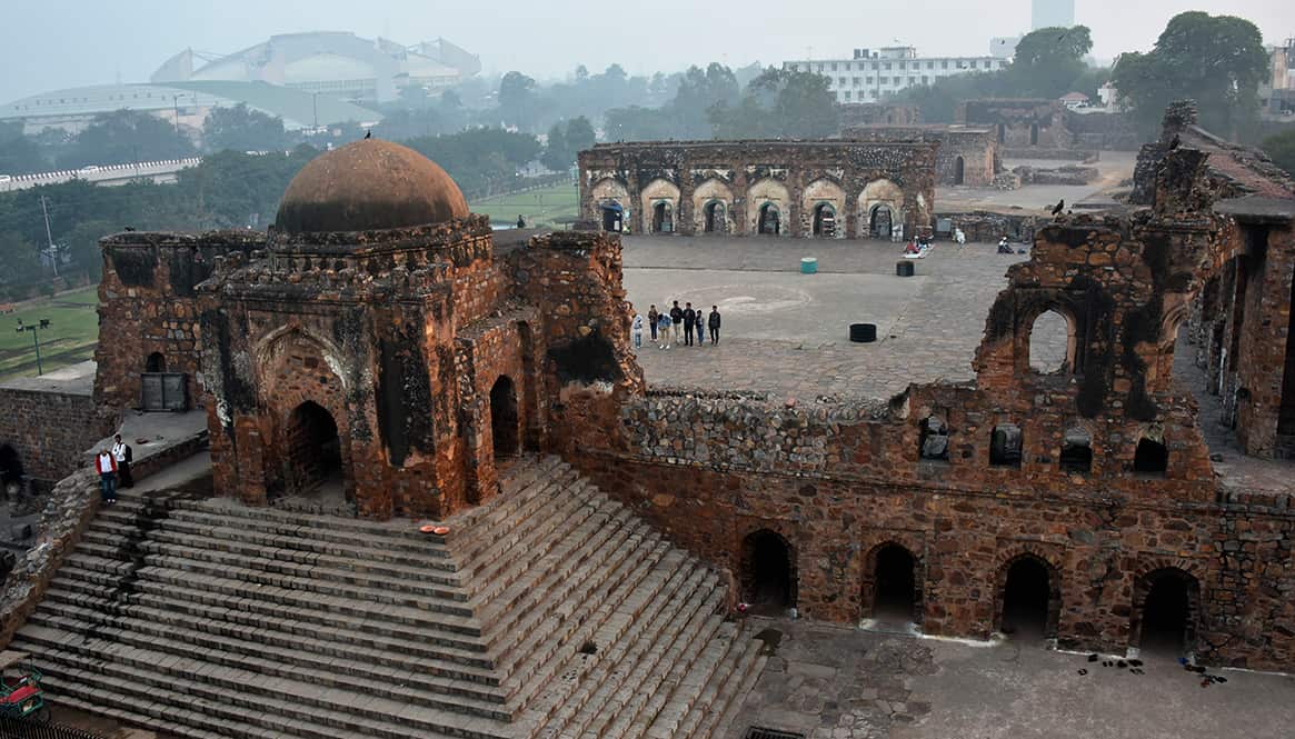 Jain History in Feroz Shah Kotla, Delhi