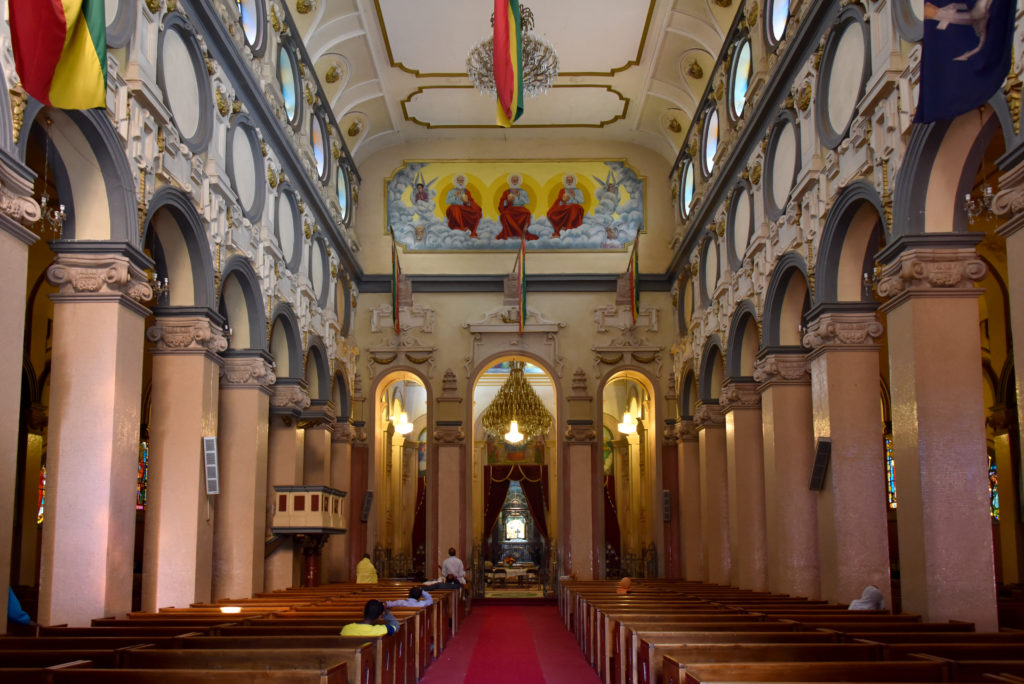 Addis Ababa: Ornate Interiors of the Holy Trinity Cathedral