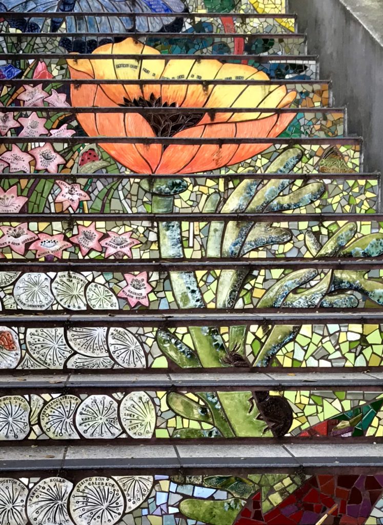 My favorite section of the Hidden Garden Stairs is the Tulip.