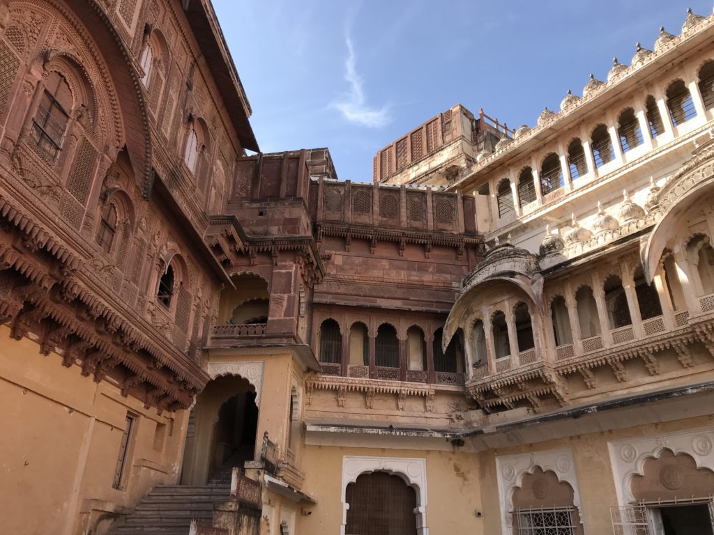 This chowk is a great example of the fort’s architectural evolution over the centuries as it was built and re-built by many kings. 