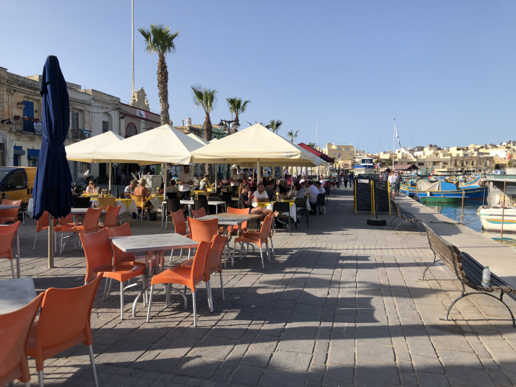 The little fishing village of Marsaxlokk has certainly figured out a how to incorporate tourists into their daily lives