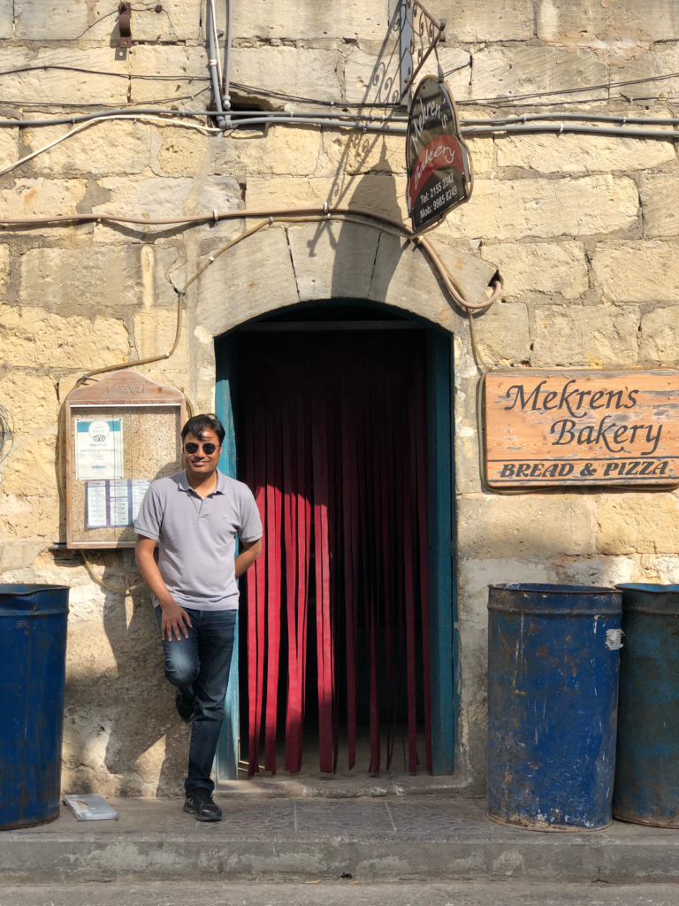 Mekren bakery in Gozo, definitely looks like a hole in the wall. Thank goddess for Apple Maps, we made it without a glitch. 