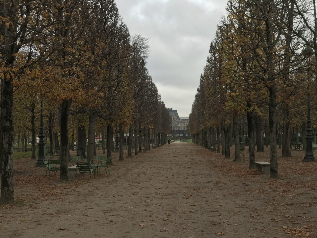 Tuileries Gardens in Paris