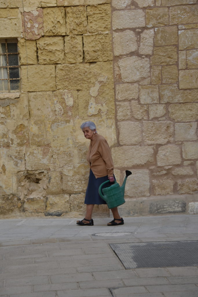 Mdina is beautiful in the evening.