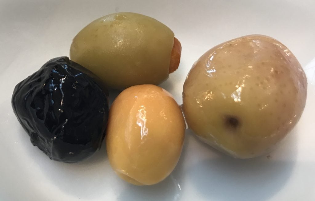 Olives I chose to try.