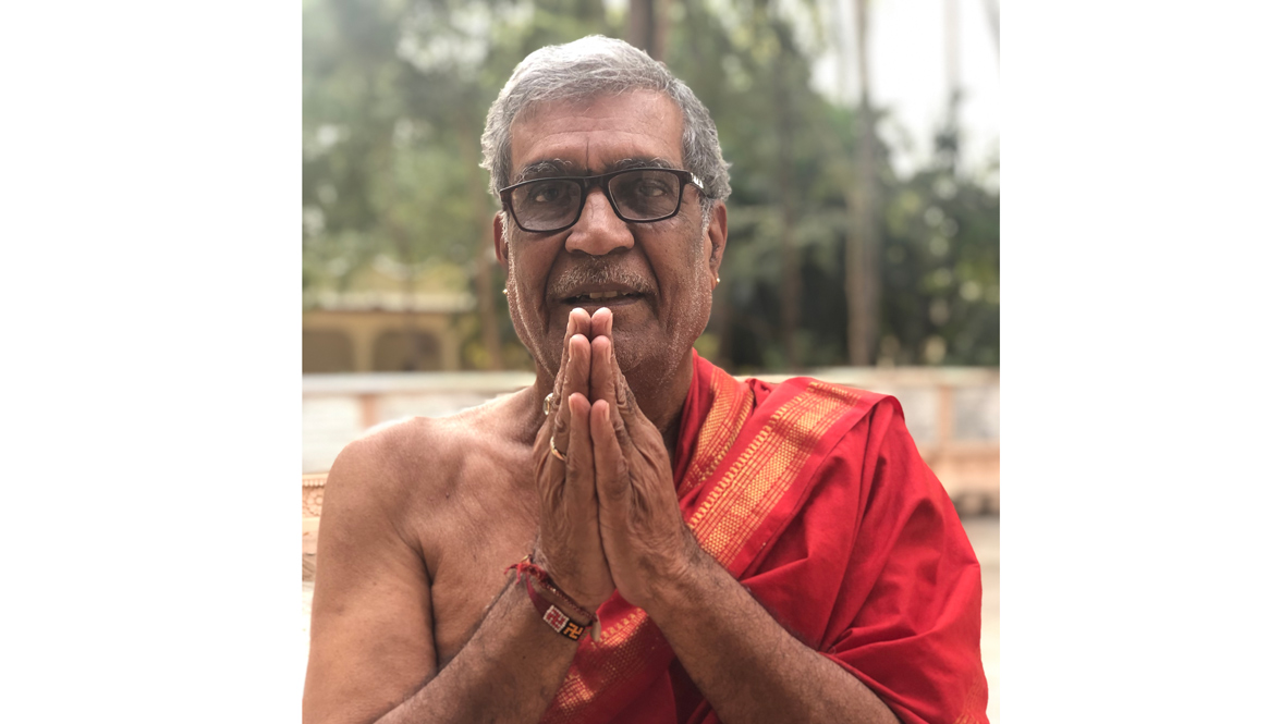 People in Kulpakji Temple