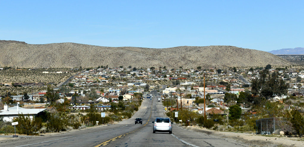 Twentynine Palms Town outside Joshua Tree National Park