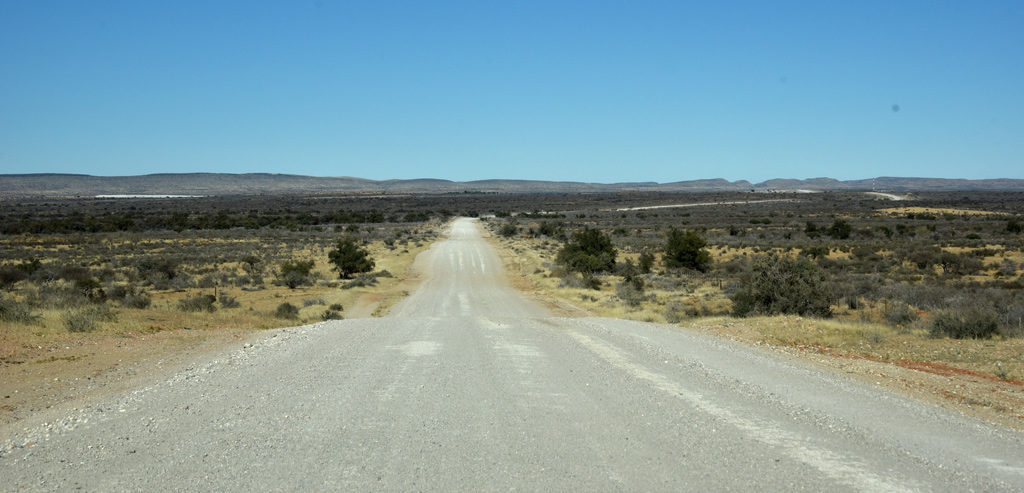 Dirt road from Rehoboth to Namib-Naukluft National Park