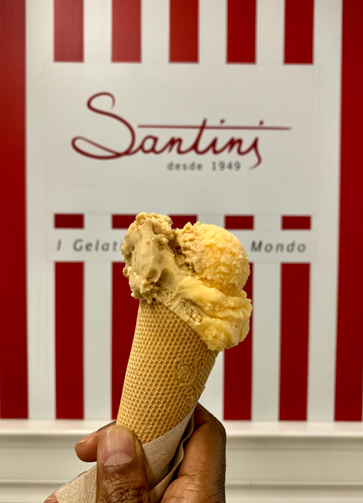 Santini's ice cream in Porto, Portugal.