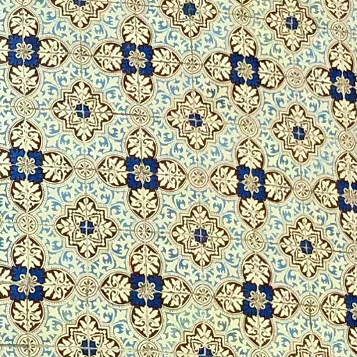 The tile design in closeup, in Lisbon, Portugal