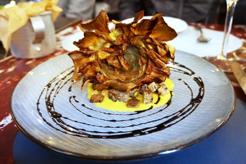 Jewish Style Artichokes in Italy