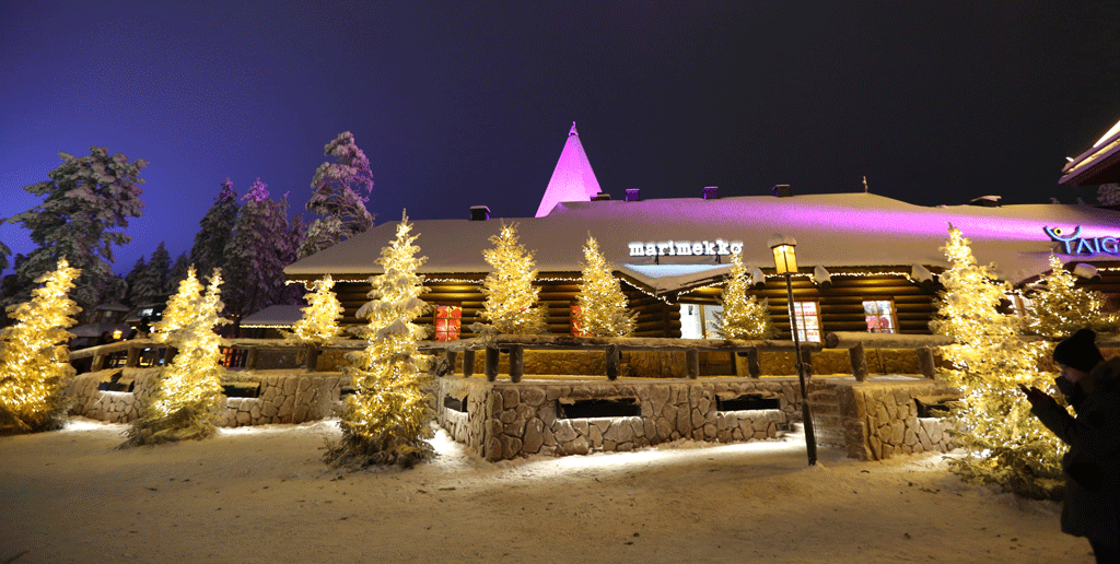 The Magical Santa Clause Village in Rovaneimi, Finland