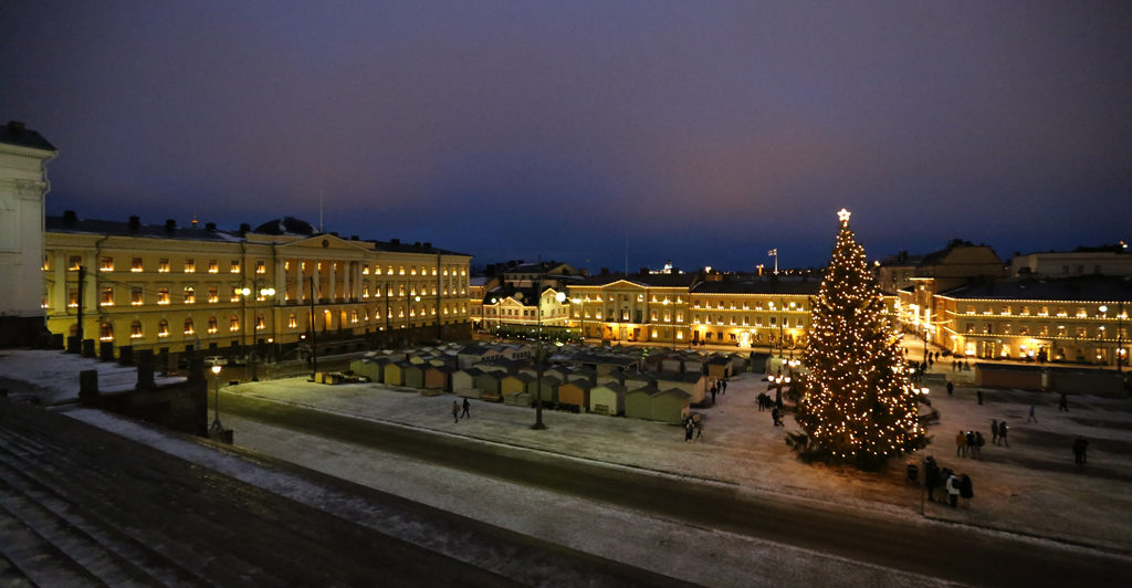 The streets of Helsinki, Finland