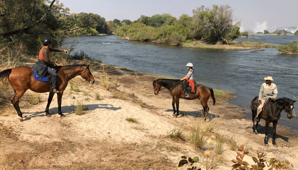 How to do an Exclusive Horseback Ride in Victoria Falls NP, Zambia - Story  at Every Corner