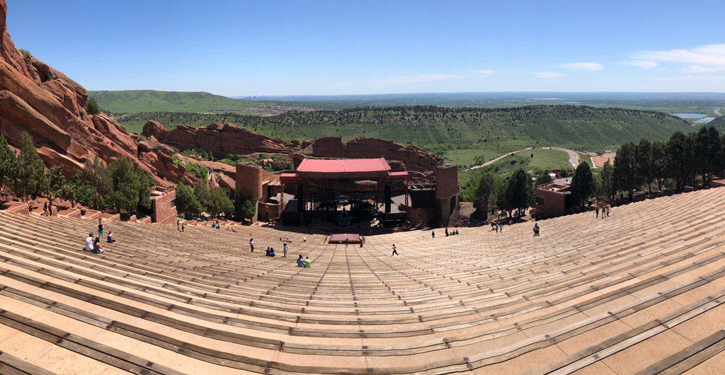 Red Rock Amphitheater near Denver, Colorado