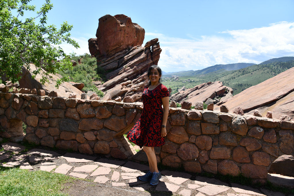 Trails behind the Red Rock Park Trading Post near Denver