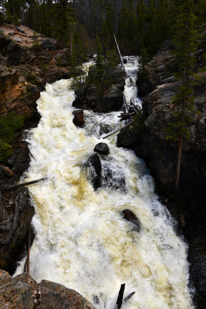 Adams Falls view from the viewing deck