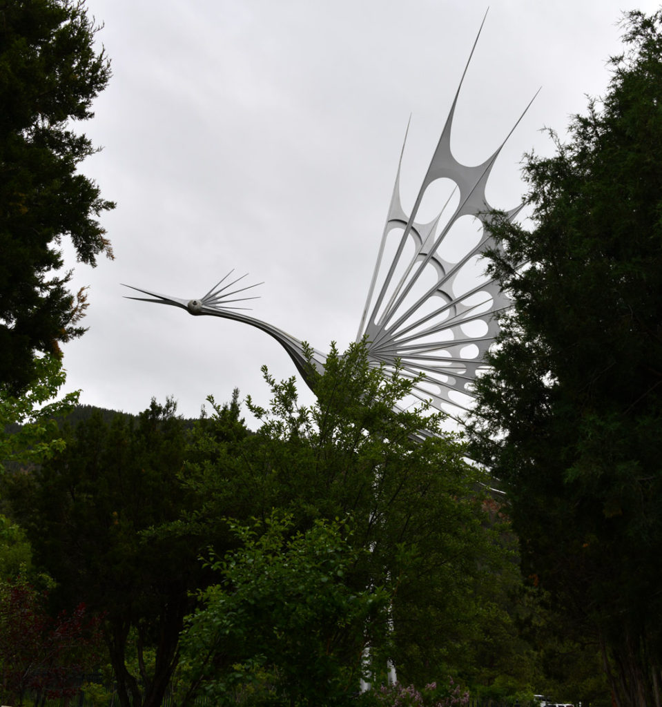 Starr Kempf’s larger-than-life outdoor kinetic art sculptures in Cheyenne Cañon